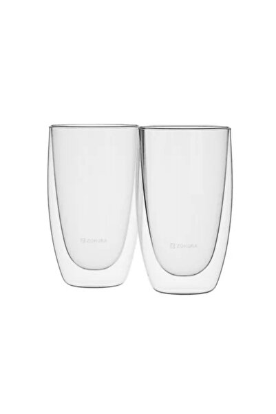 Zokura Set 2 pahare cu perete dublu, 350 ml -