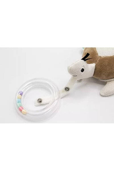 Babyjem Rattling Toy Plush Turtle, 3 months+ (Color: Brown)