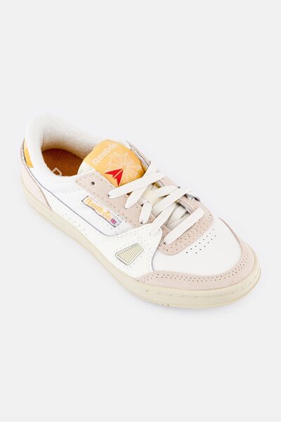 Reebok Kids Boy Lt Court Lace Up Tennis Shoes, Off White