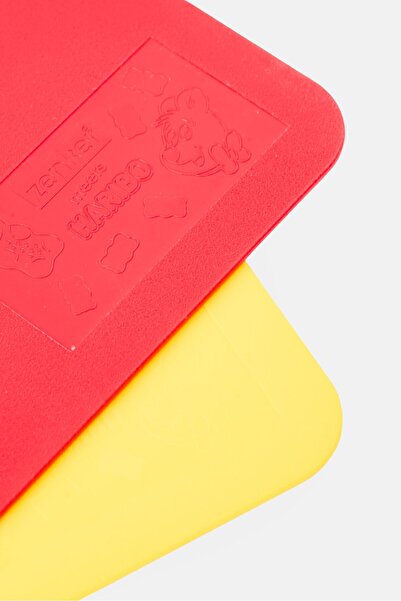 ZENKER Haribo Set Of 2 Plastic Chopping Board, Multicolor