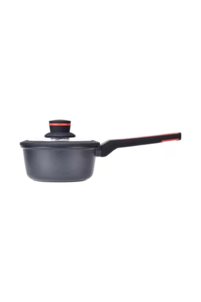 Zokura Aluminum saucepan with glass lid, 16 cm / 1.1 L 'Noble' -