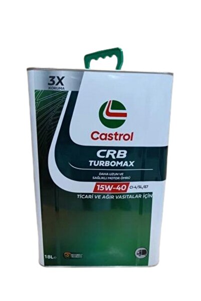 CASTROL CRB TURBOMAX 15W-40 CI-4/SL/E7 18 Litre
