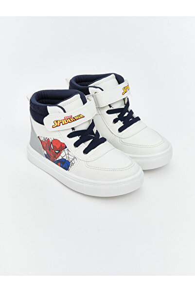 LC Waikiki Beyaz Baskılı Erkek Çocuk Spor Ayakkabı