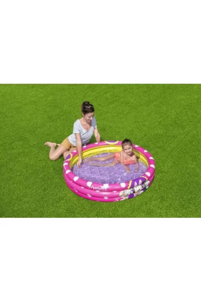 OEM Minnie Mouse Inflatable Pool, For Kids Age 2+, Bestway 91079, 122 x 25 cm, 140 liters