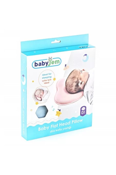 Babyjem Head-Shaping Pillow (Color: Blue)