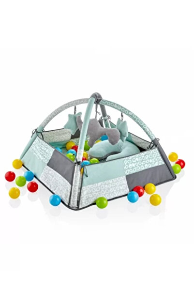 Babyjem Centru de joaca cu bile Toy Ball Play Mat (Culoare: Verde)