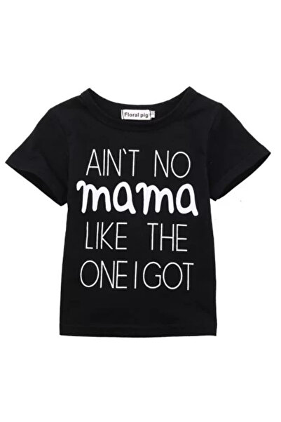 drool Tricou negru pentru copii „Ain't No Mama”