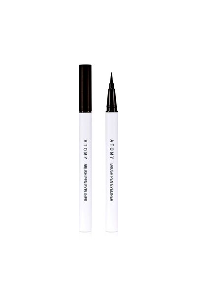Atomy Dark Brown Eyeliner - Fine Tip, Non-Flowing Liquid Eyeliner