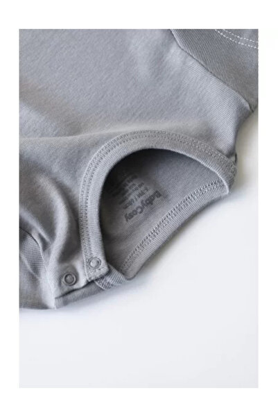 BabyCosy Grey cotton bodysuit