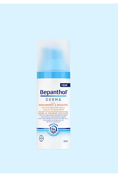 Bepanthol ® Derma Nemlendirici & Besleyici SPF 25 Güneş Koruyuculu Günlük Yüz Bakım Kremi