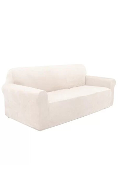 Avex Univerzální potah na standardní 3místnou pohovku, imitace sametu, béžová