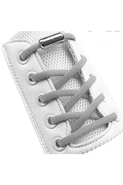 Avex Elastické tkaničky SMART s kovovou sponou, šedá barva