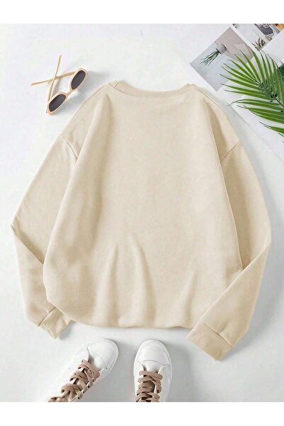 Deocept Γυναικείο φούτερ με λαιμόκοψη oversized σε στυλ Mama Mom