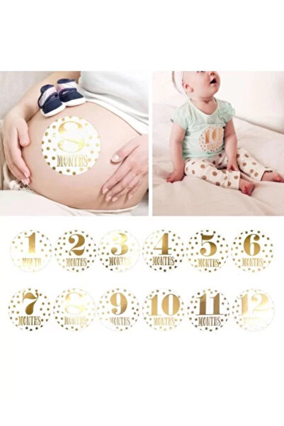 drool Autocolantele “Primele 12 luni” (Μοντέλο: Colorat)