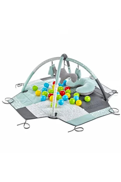 Babyjem Centru de joaca cu bile Toy Ball Play Mat (Culoare: Verde)