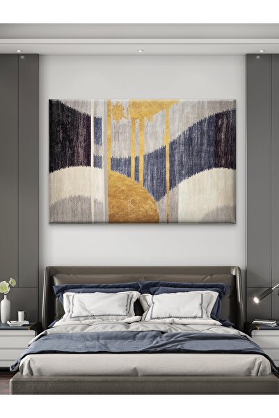 ESLEM GEOMETRİK DESEN BASKILI KANVAS TABLO