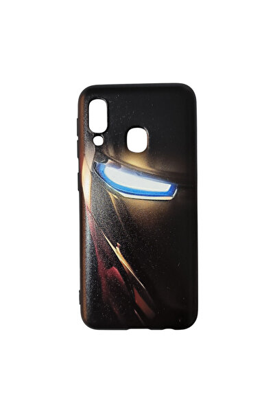OEM Carcasă compatibilă cu Samsung Galaxy A20e, silicon cu relief, Iron Man