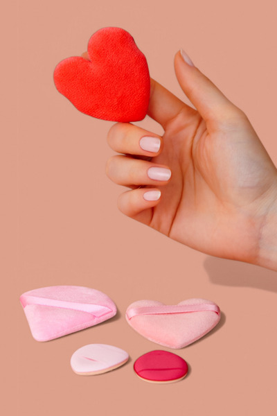 Lady Beauty 5'li Makyaj Sünger Seti Kırmızı