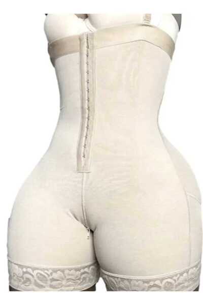Fstyle Body sculpting compression garment with 3 front clips for control and compression after childbirth and other occasions