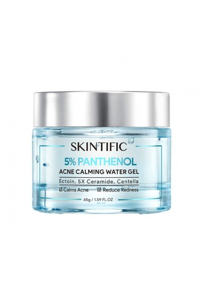 Skin جل مرطب للوجه من سكينتيفيك ٥٪ بانثينول لتهدئة حب ​​الشباب