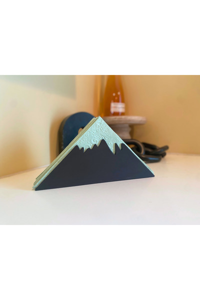 DEOZ3D Snow Mountains Design Napkin Holder - 3D Printed Decorative Organizer