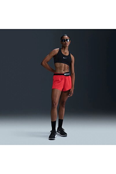 Nike Swift Dri-Fit Kadın Kırmızı taytlı Koşu Şortu - HJ5376-696