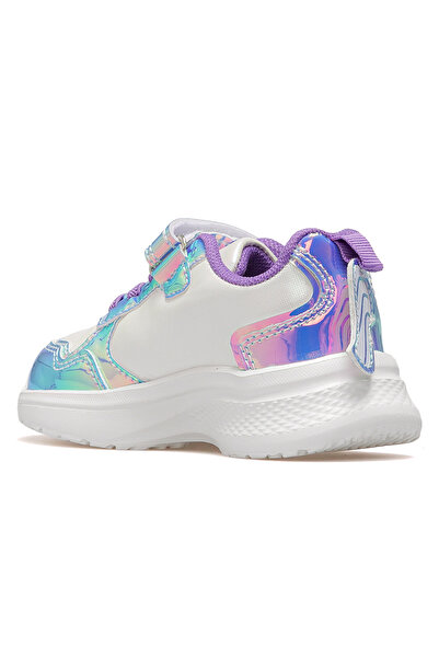 BUCKHEAD Bright Girl's Light Lighted Sneaker Sports Shoes 25K Buck3041 Pk Silver