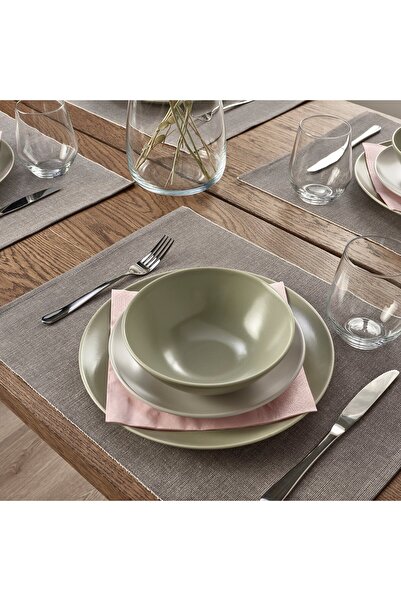 IKEA SVARTSENAP Place mat, grey, 35 x 45 cm