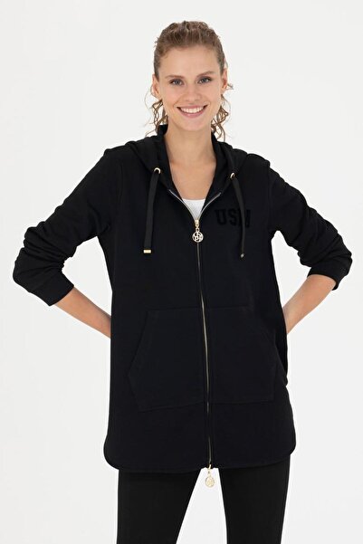 U.S. Polo Assn. Hanorac US POLO cu fermoar lung, îmbrăcăminte de ploaie