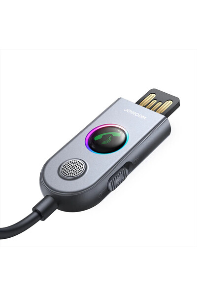 Joyroom JR-CB6 Car Adapter - B Series ENC Wireless Receiver-Dark Gray