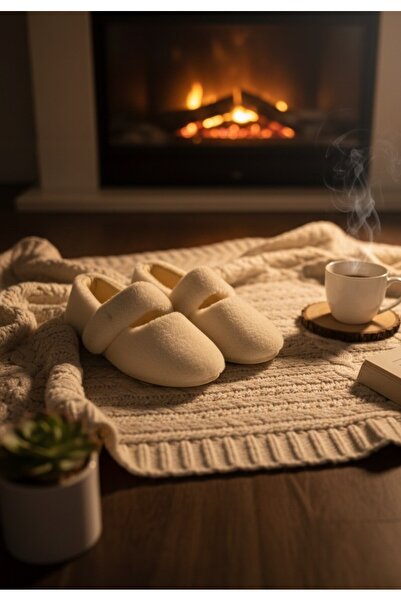 ICELAKE Melody Kadın Şık Ev Babet Rahat Hafif Ortopedik Günlük Ayakkabı Babet Ev Ofis Dış Mekan Ayakkabı