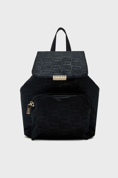 Guess Velvet Logo Shoulder Strap Backpack V5Bz11Wf800 Backpack V5Bz11 Wf800 Jblk