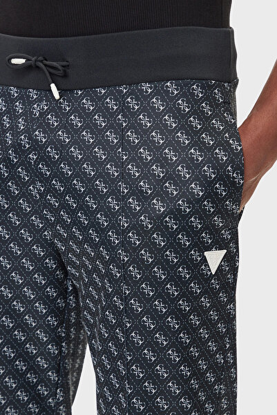Guess Korbin Jakarlı Logo Baskılı Pamuklu Regular Fit Jogger Pantolon Z2BB05K7122 Erkek PANTOLON Z2B