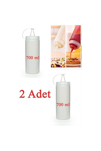 Mikasso 2 Adet Masterchef Yağlık Sirkelik Sosluk Kapaklı 700 ml Yağdanlık (% ...