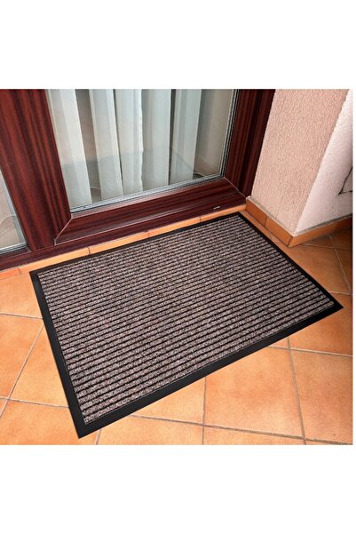 OPTIM DEKO Covoraș de intrare anti-murdărie și antiderapant, ®OPTIMDEKO, polipropilenă, 90x60 cm, maro