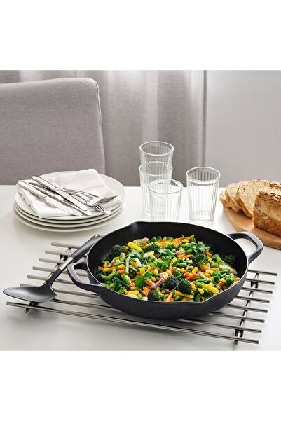 IKEA VARDAGEN Frying pan, cast iron, 32 cm
