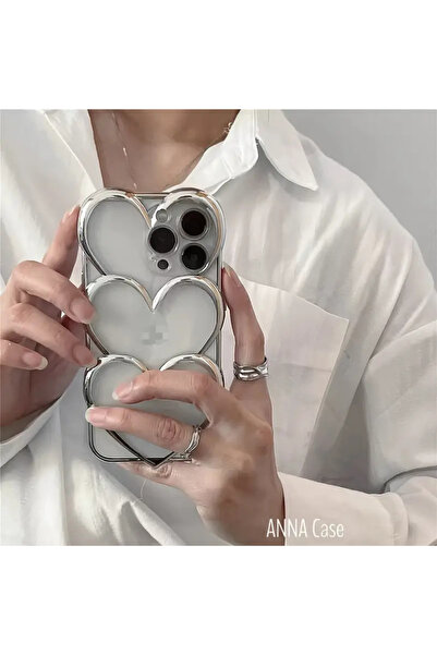 WasWink Yeni, 3D üç boyutlu aşk tasarımı, simli gümüş aşk cep telefonu kılıfı...