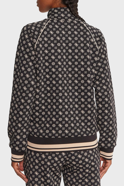 Guess Aggie 4G Logo Baskılı Regular Fit Dik Yaka Scuba Sweat V5YQ03KB212 SWEAT V5YQ03 KB212 PJ