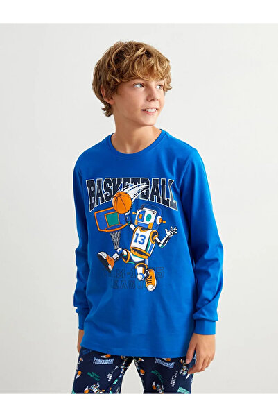 LC Waikiki Set de pijamale pentru băiat cu imprimeu