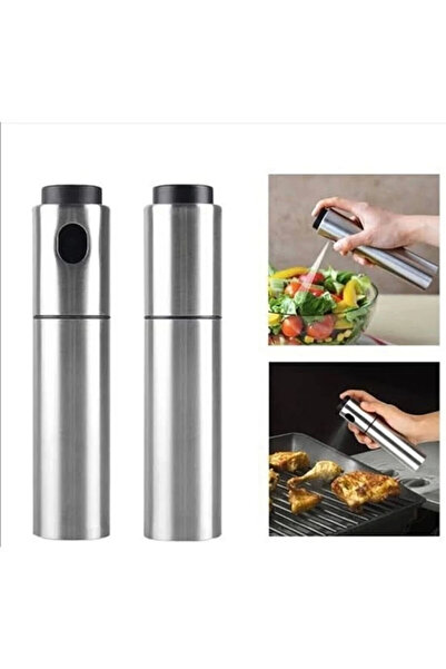 Twin Store Stainless Steel Body Spray Oil Bowl - Olive Oil/Vinegar Sprayer