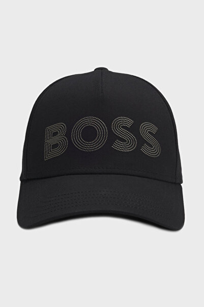 BOSS Aplike Logo Detaylı % 100 Pamuk Şapka Erkek ŞAPKA 50544417 001