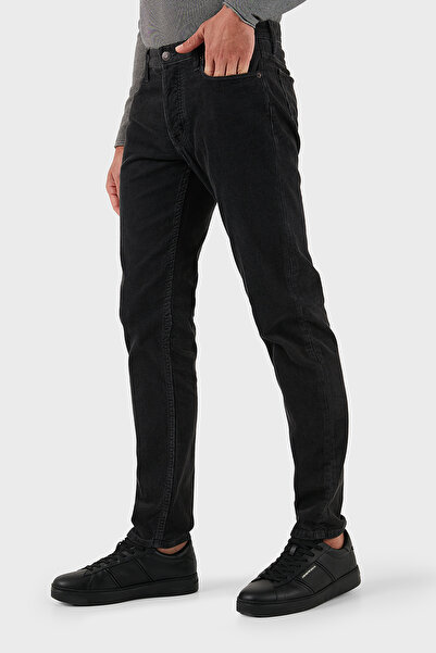 Emporio Armani Pamuklu Slim Fit Normal Bel Düz Paça Kadife Pantolon Erkek PANTOLON EM000668 AF19527