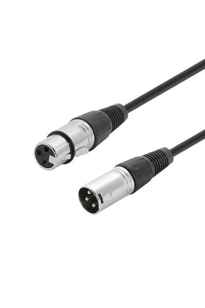 nelerbulurum 5 METRE CANON DİŞİ - ERKEK HAZIR MİKROFON XLR ARA UZATMA KABLOSU