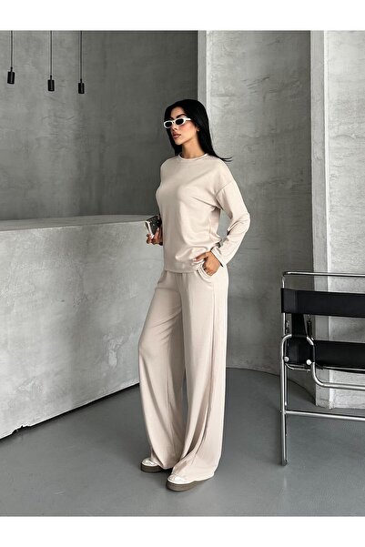 FERZOLAİO طقم بدلة رياضية كبيرة الحجم من الحجر