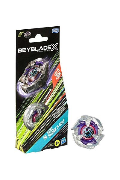 Takara Tomy BeyBlade X Keel Shark 3-60Lf | Right Spinning Attack Type Top | Takara Tomy-Designed X | Gift For Lo