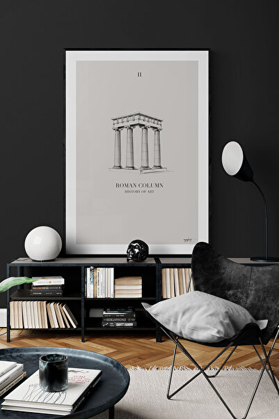 Roman Column Çerçeveli Tablo