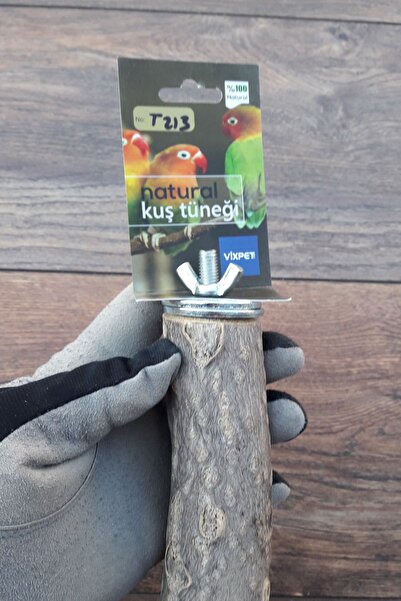 Vixpet Venty Natural Parrot Perch 31.5 cm |   Macaw, Cockatoo, Kakapo, Amazon, Eclectus, Kayak, Alexander - T213