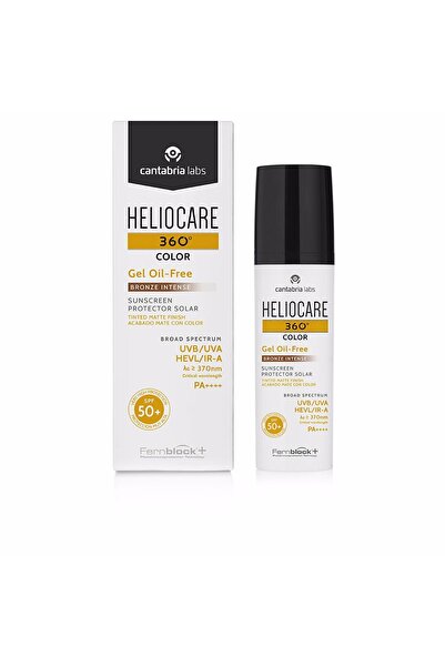Heliocare 360° Color Sonnenschutz Mit Ölfreier Gelfarbe Spf50+ #bronze Intensiv 50 ml