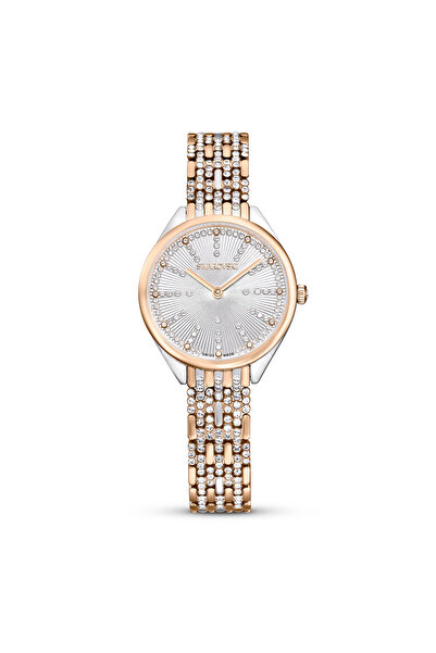 Swarovski 5649987 Wrist Watch Attract:pave Rog/white/sts
