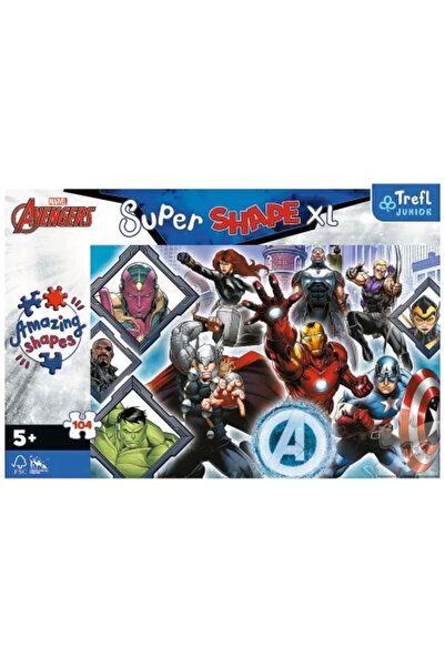 JollyMag PUZZLE TREFL PRIMO SUPER SHAPE XXL 104 AVENGERS